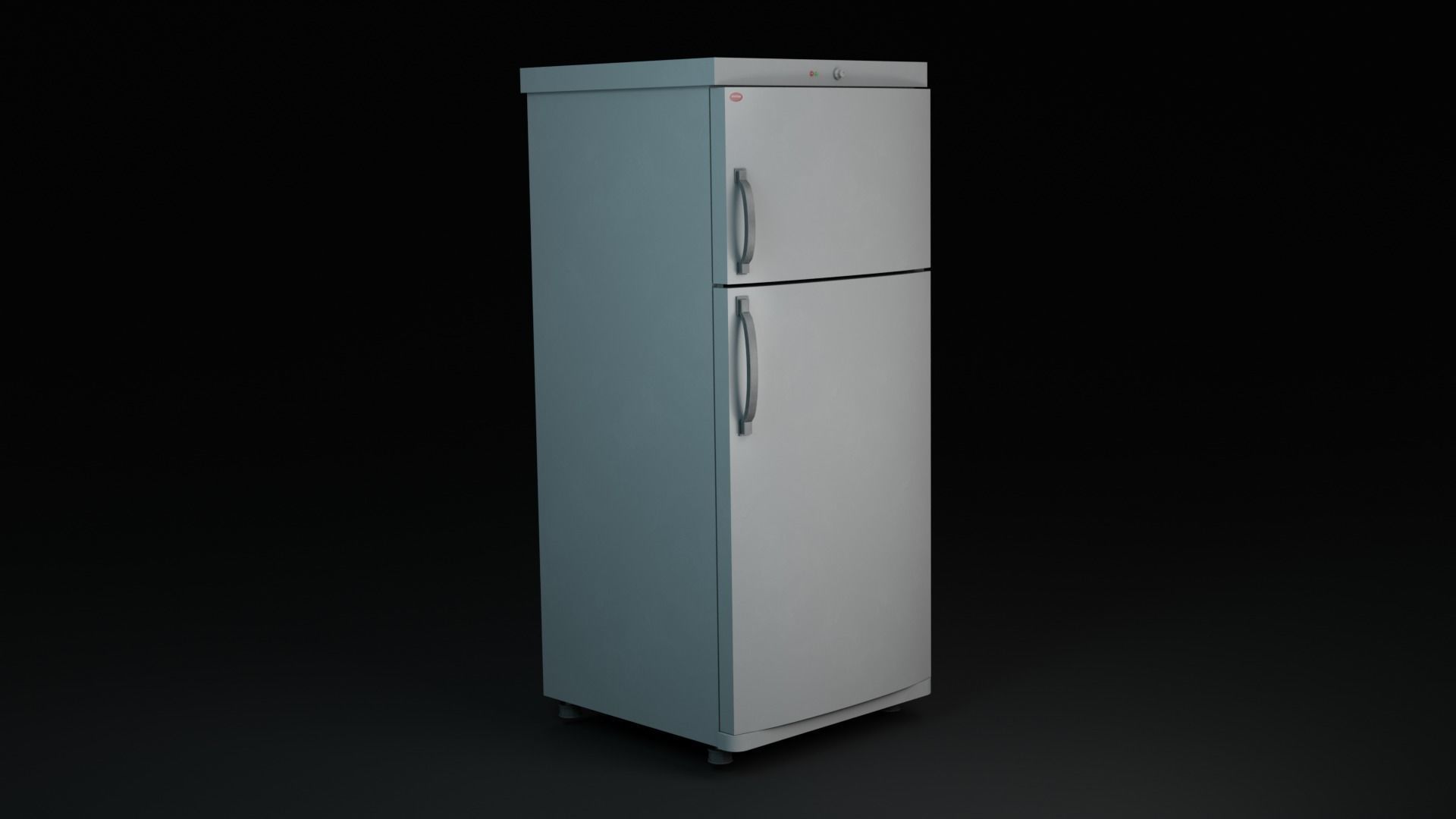 White goods Set  Low-poly 3D model_8