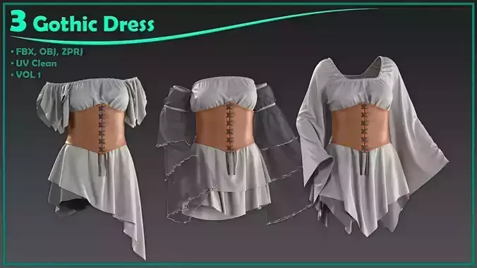 3 gothic dress