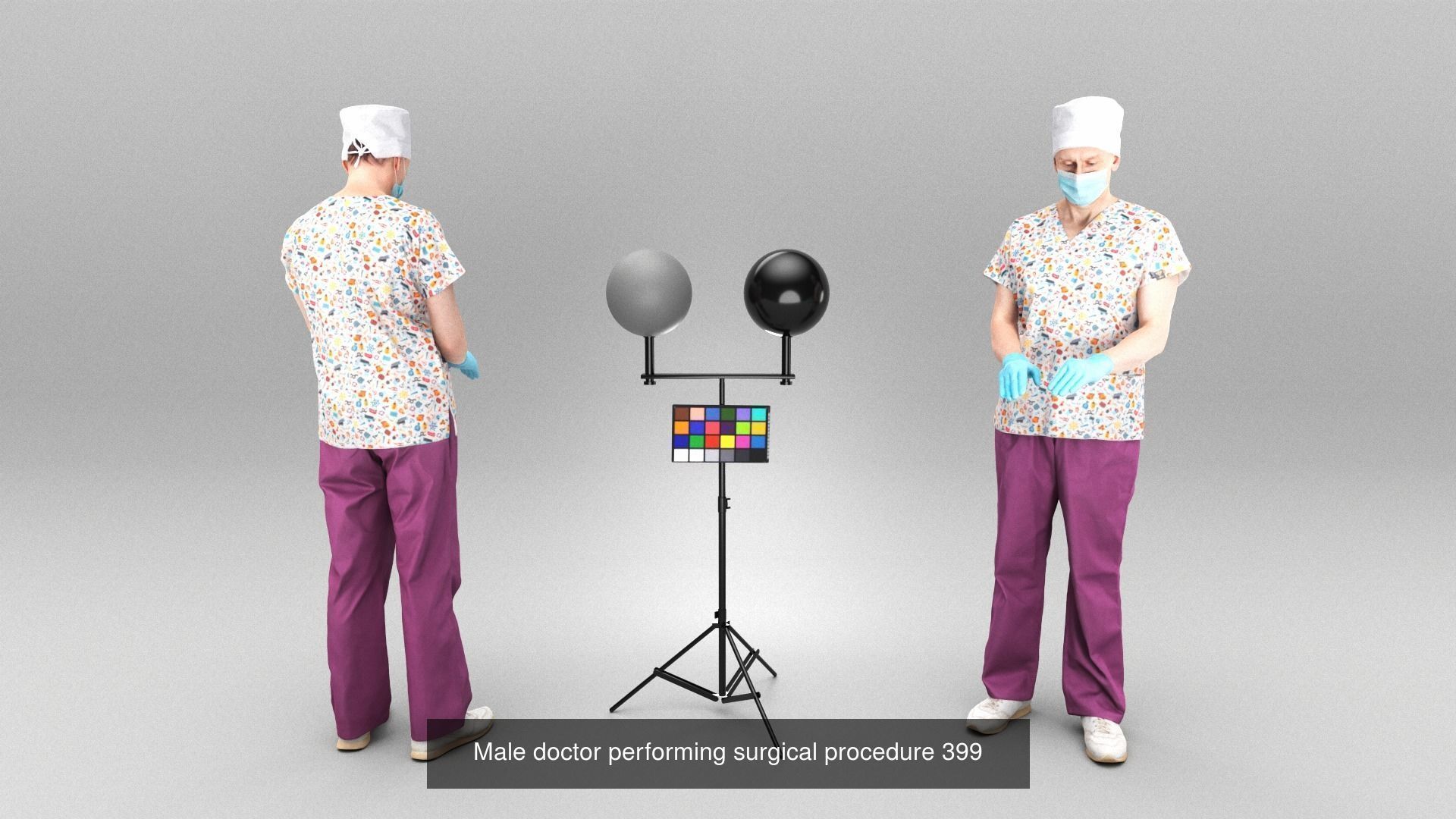 Medical operation team 27 3D Model Collection_7