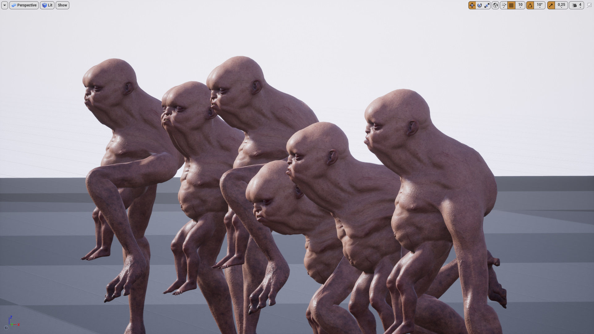 Homunculus Low-poly 3D model_16