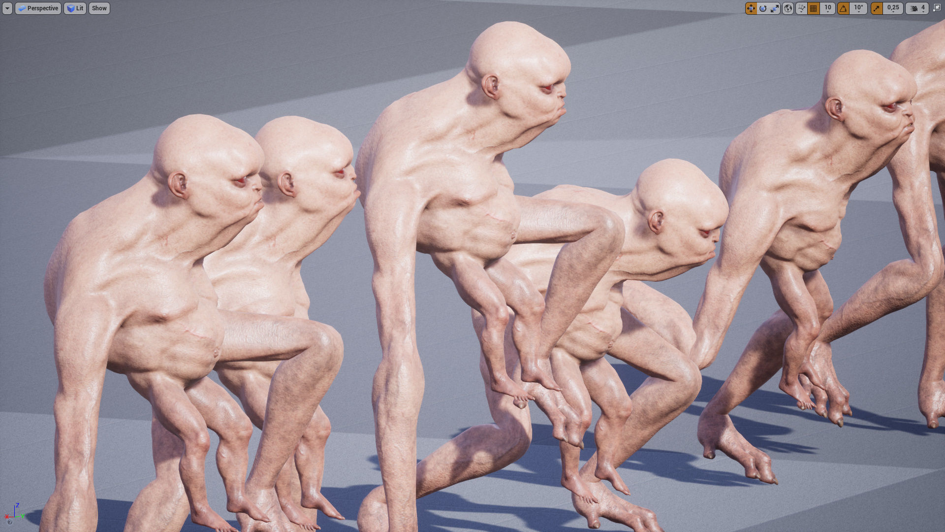 Homunculus Low-poly 3D model_17
