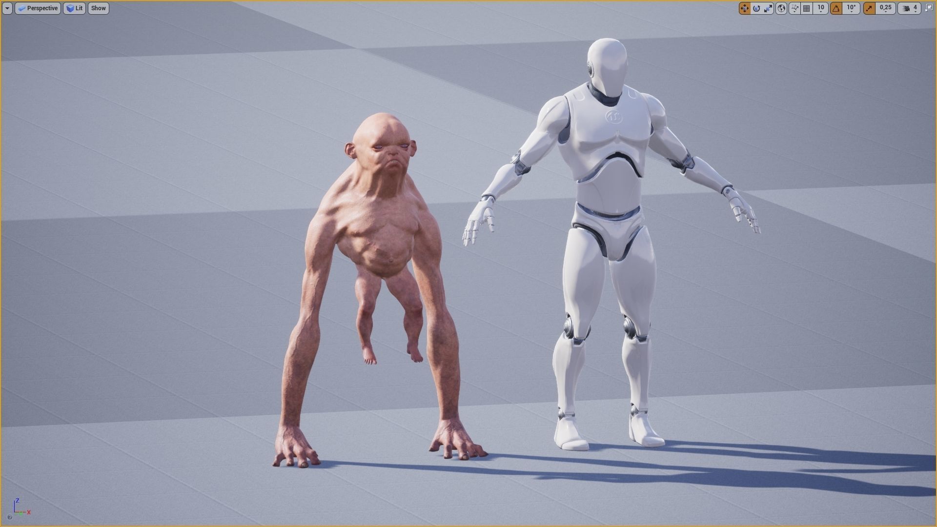 Homunculus Low-poly 3D model_10