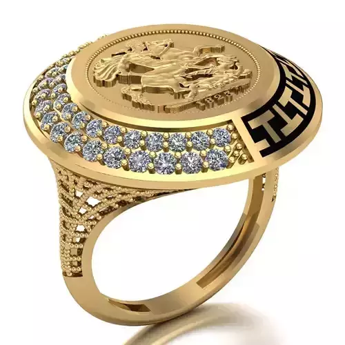 Lira Ring 052 3D print model
