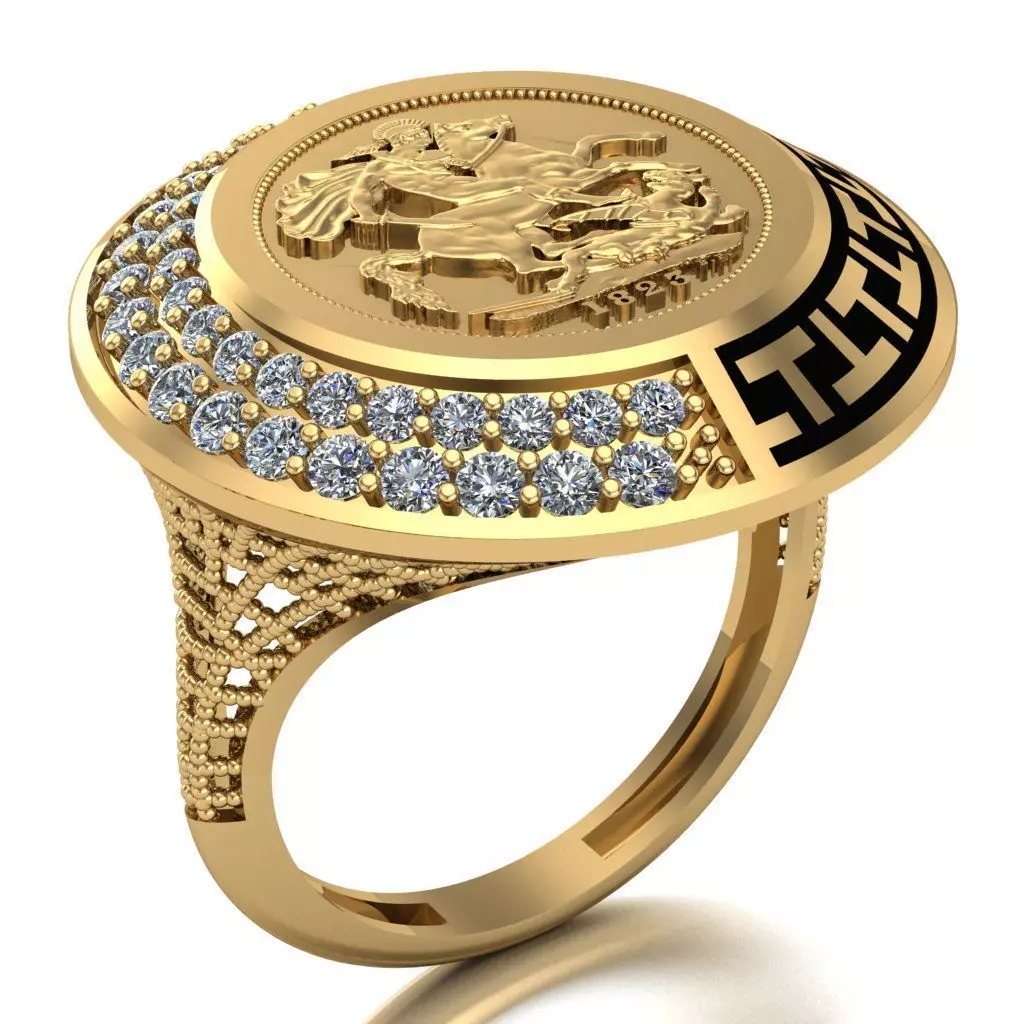 Lira Ring 052 3D print model