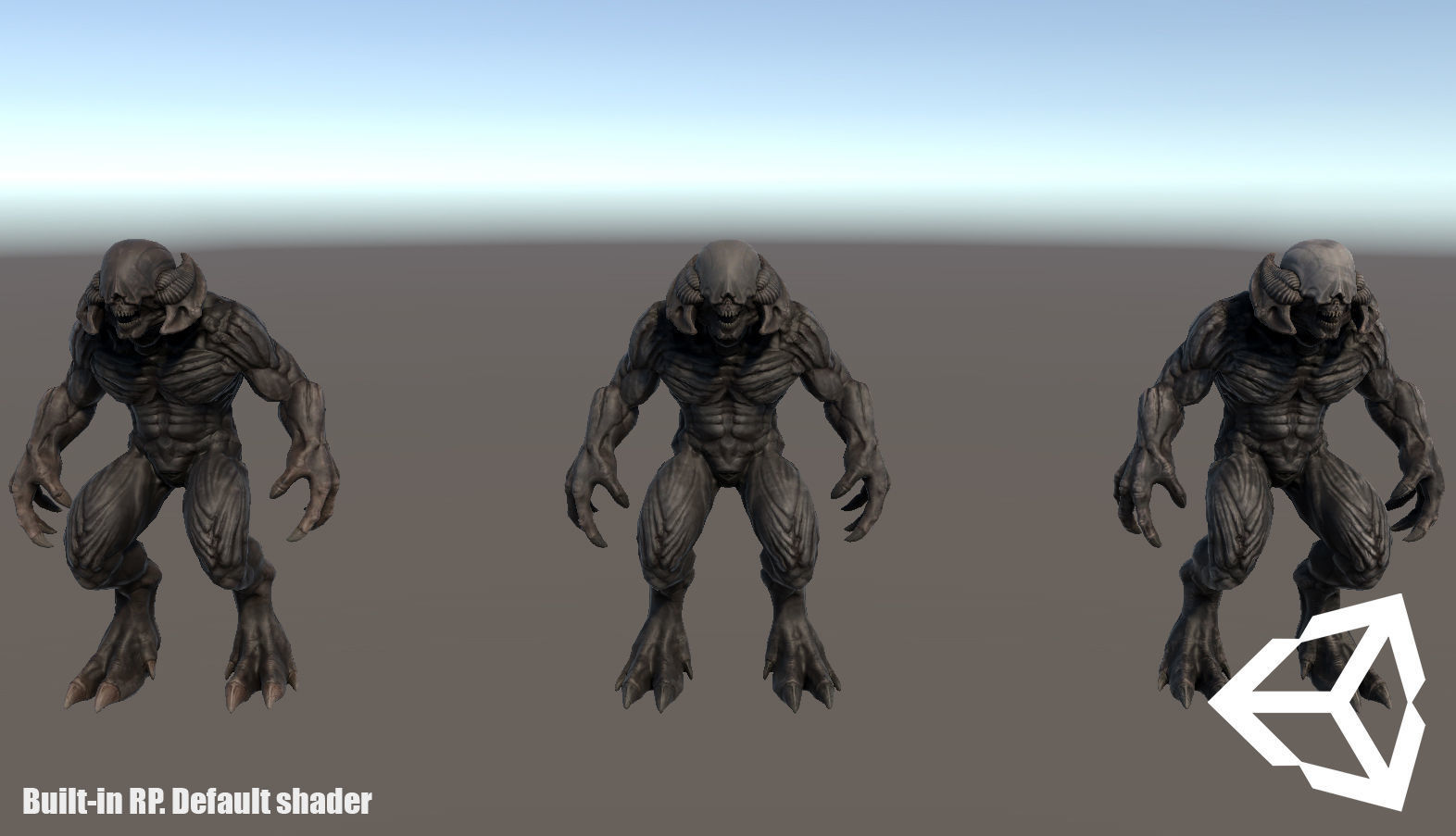 Horror Demon Creature v1 with 66 animations Low-poly 3D model_21