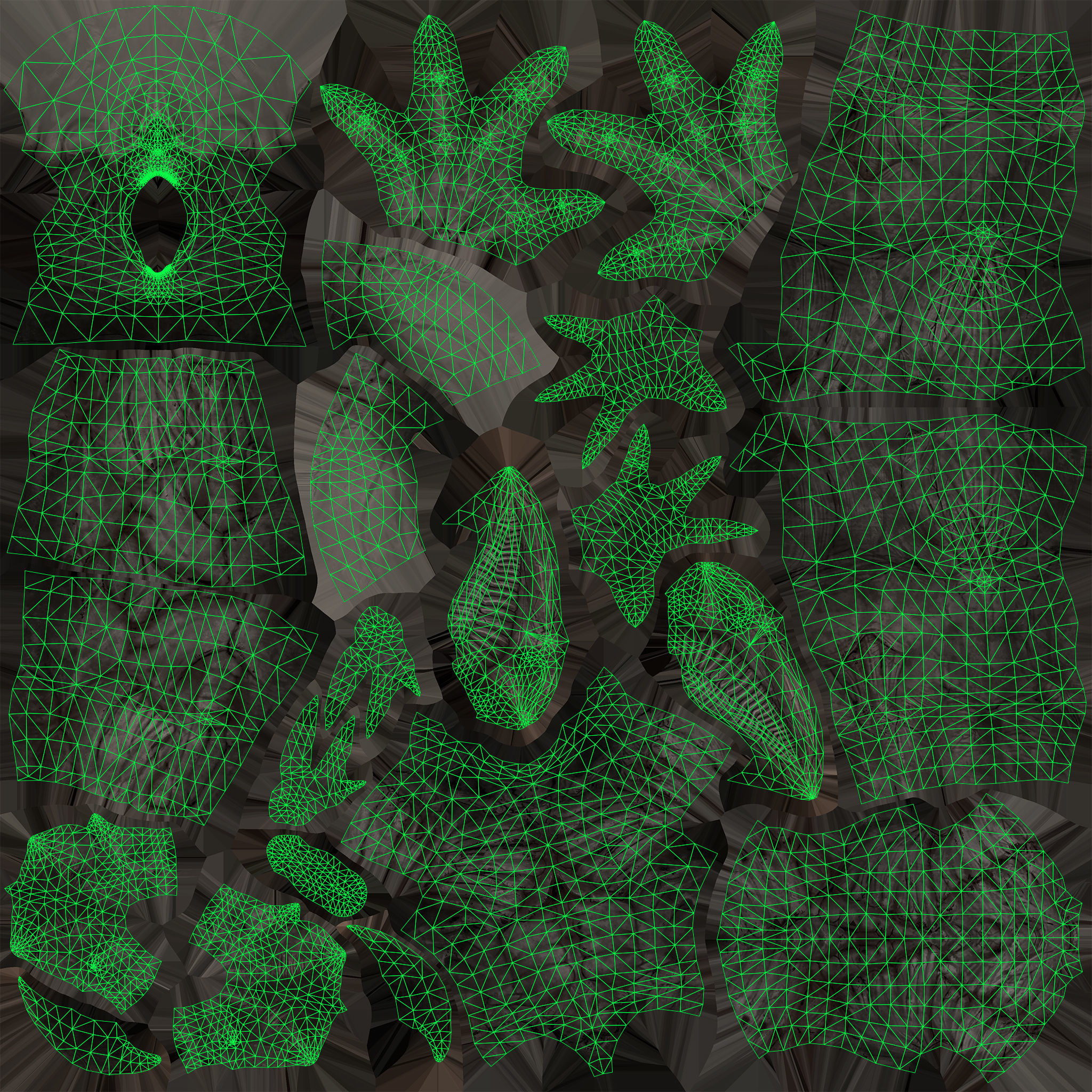 Horror Demon Creature v1 with 66 animations Low-poly 3D model_22