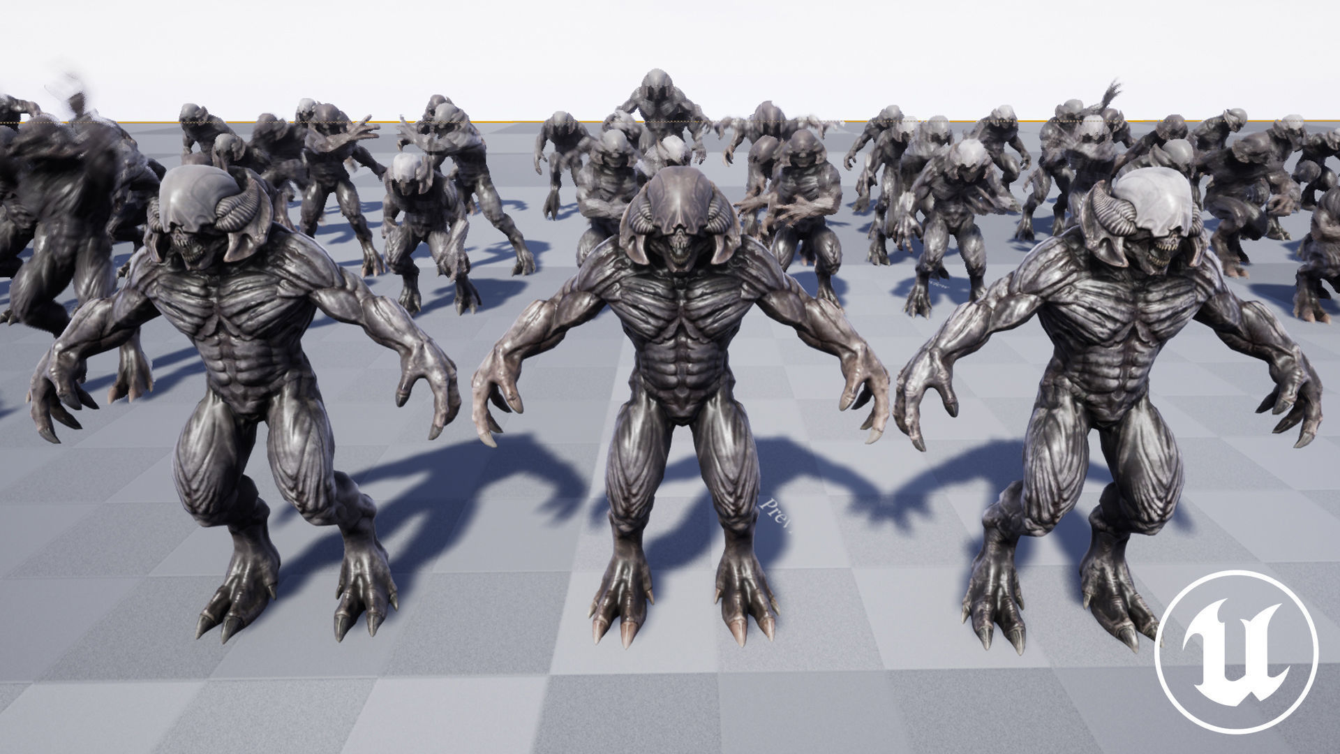 Horror Demon Creature v1 with 66 animations Low-poly 3D model_20