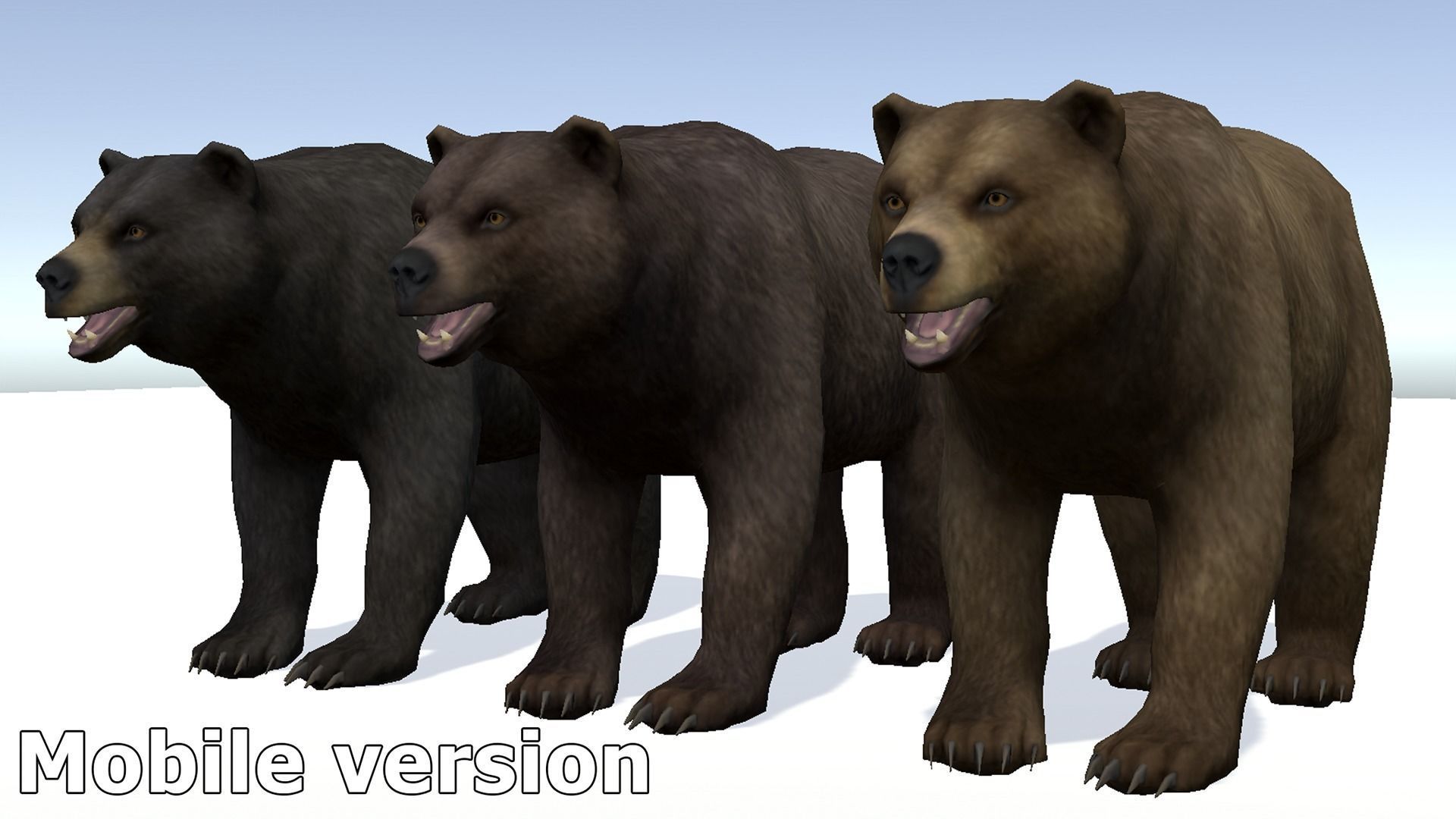BEAR - FAMILY 3D Model Collection_16