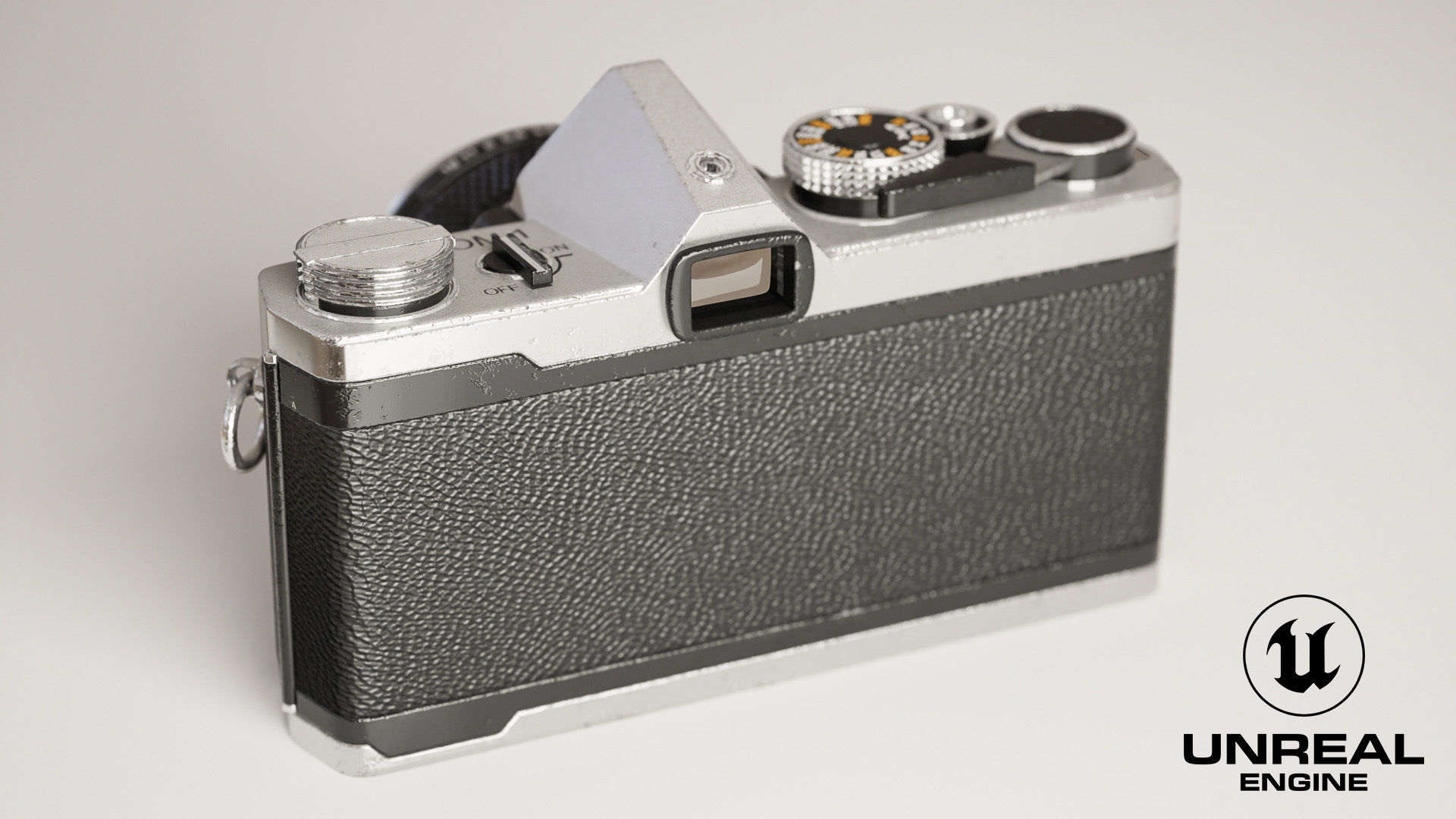 Vintage Camera for Unreal Engine Low-poly 3D model_5