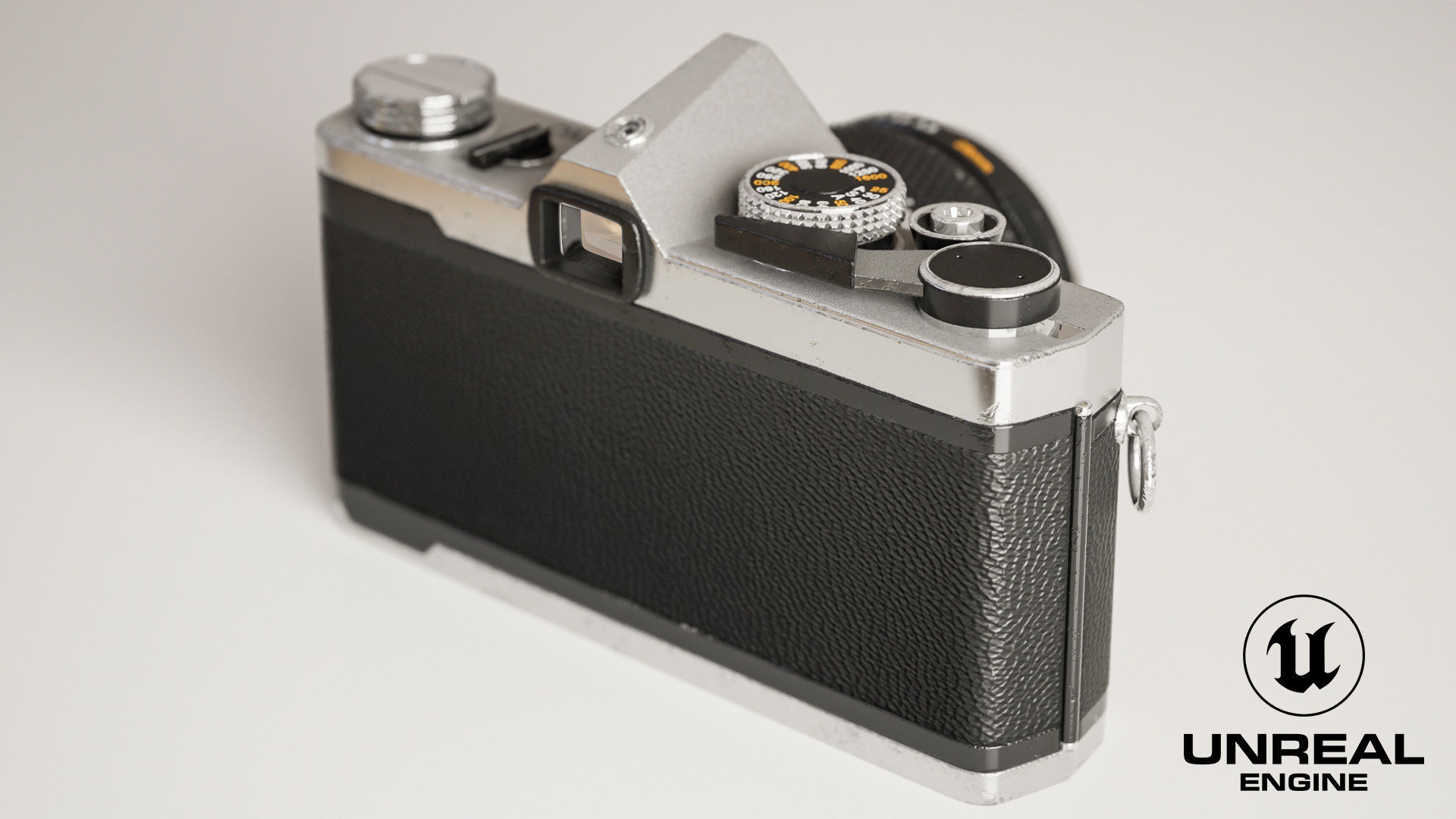 Vintage Camera for Unreal Engine Low-poly 3D model_6