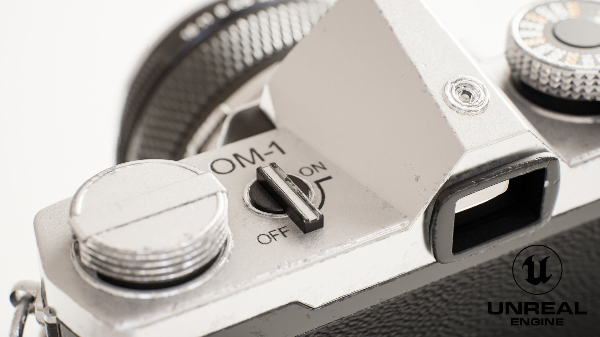 Vintage Camera for Unreal Engine Low-poly 3D model_13