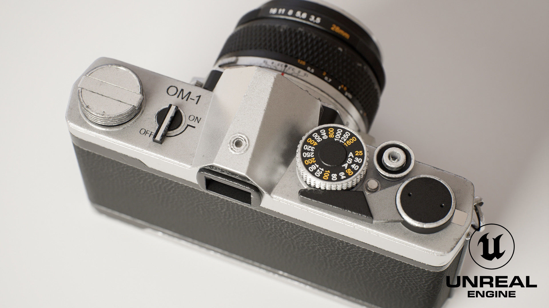 Vintage Camera for Unreal Engine Low-poly 3D model_11