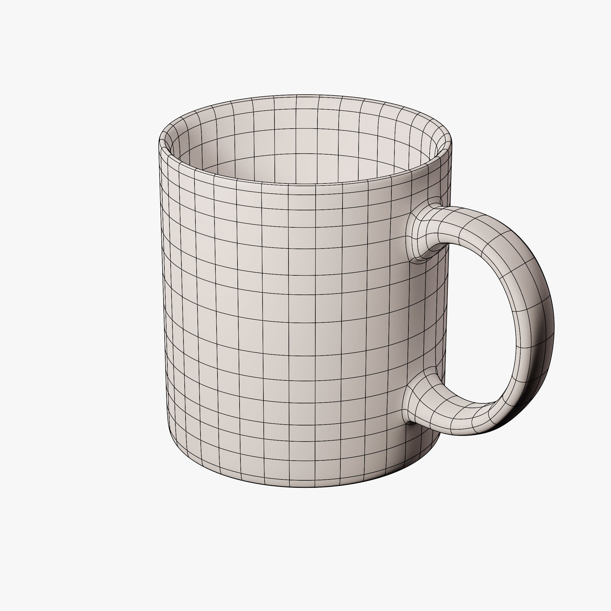 Ceramic Mug 3D model_34