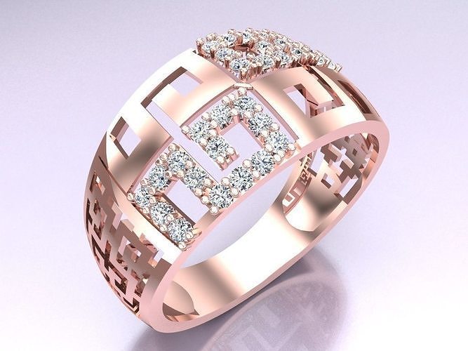 Diamond Ring - N6504 3D print model
