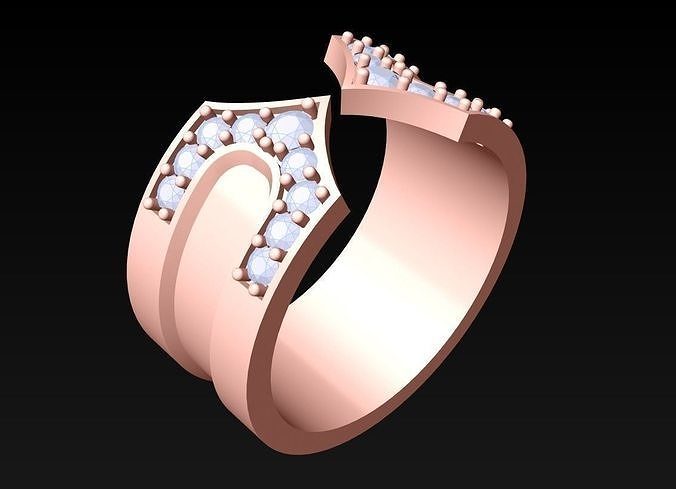 Diamond Ring  - N3700 3D print model