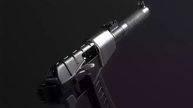 AS Val Assault Rifle Low-poly 3D model