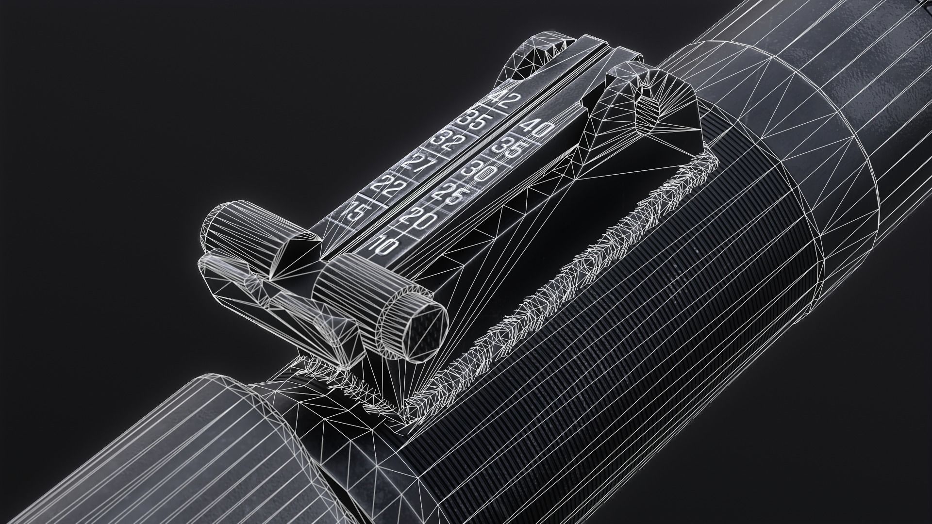 AS Val Assault Rifle Low-poly 3D model_13