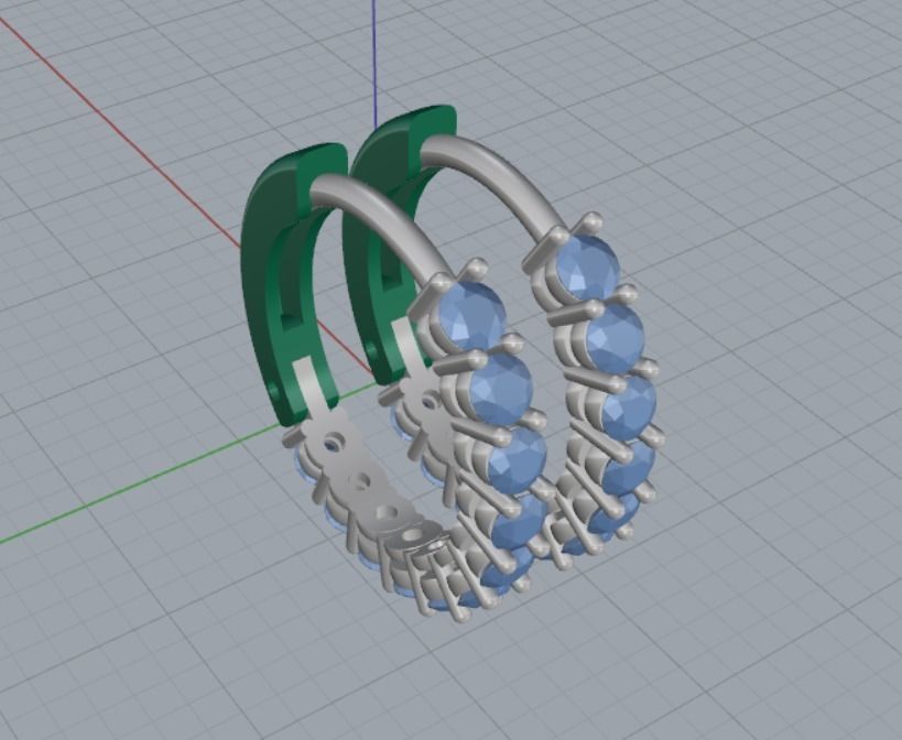 EARRINGS 3D print model_6