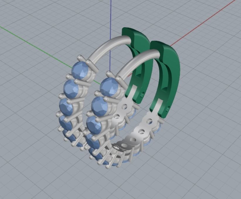 EARRINGS 3D print model_5