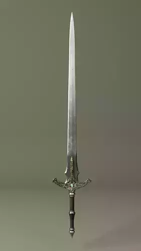 lowpoly Knight Sword