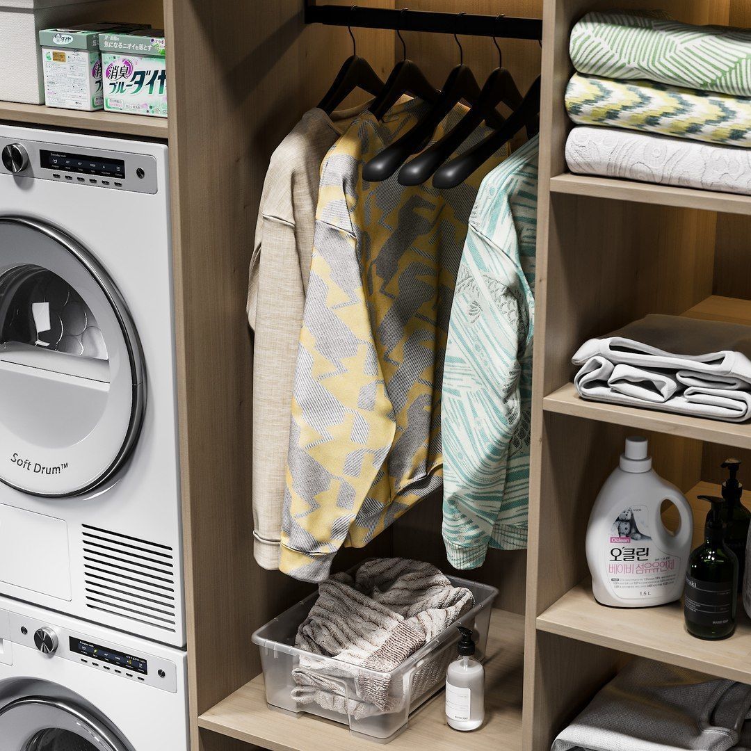 Laundry Room 3D model_4