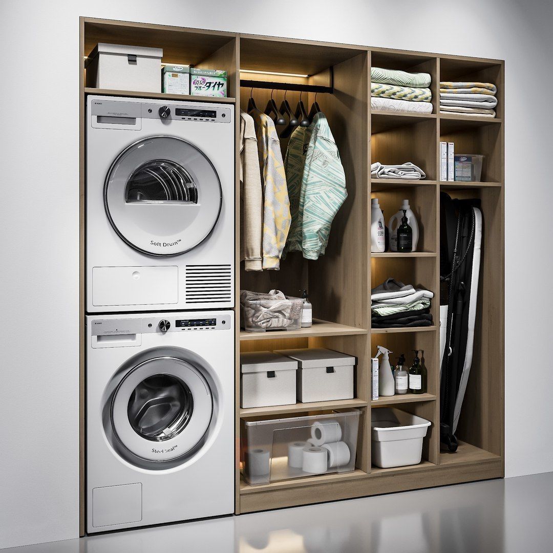 Laundry Room 3D model_5