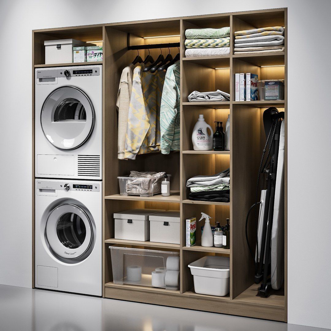 Laundry Room 3D model_3