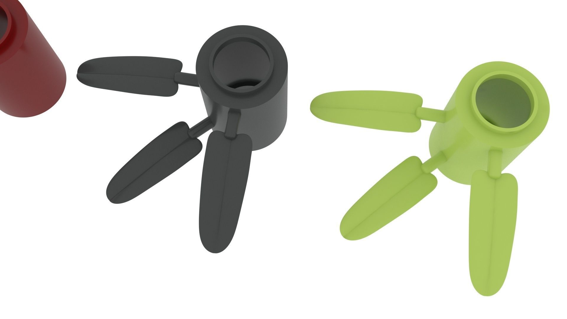 Lego Bamboo Leaves 3D model_7