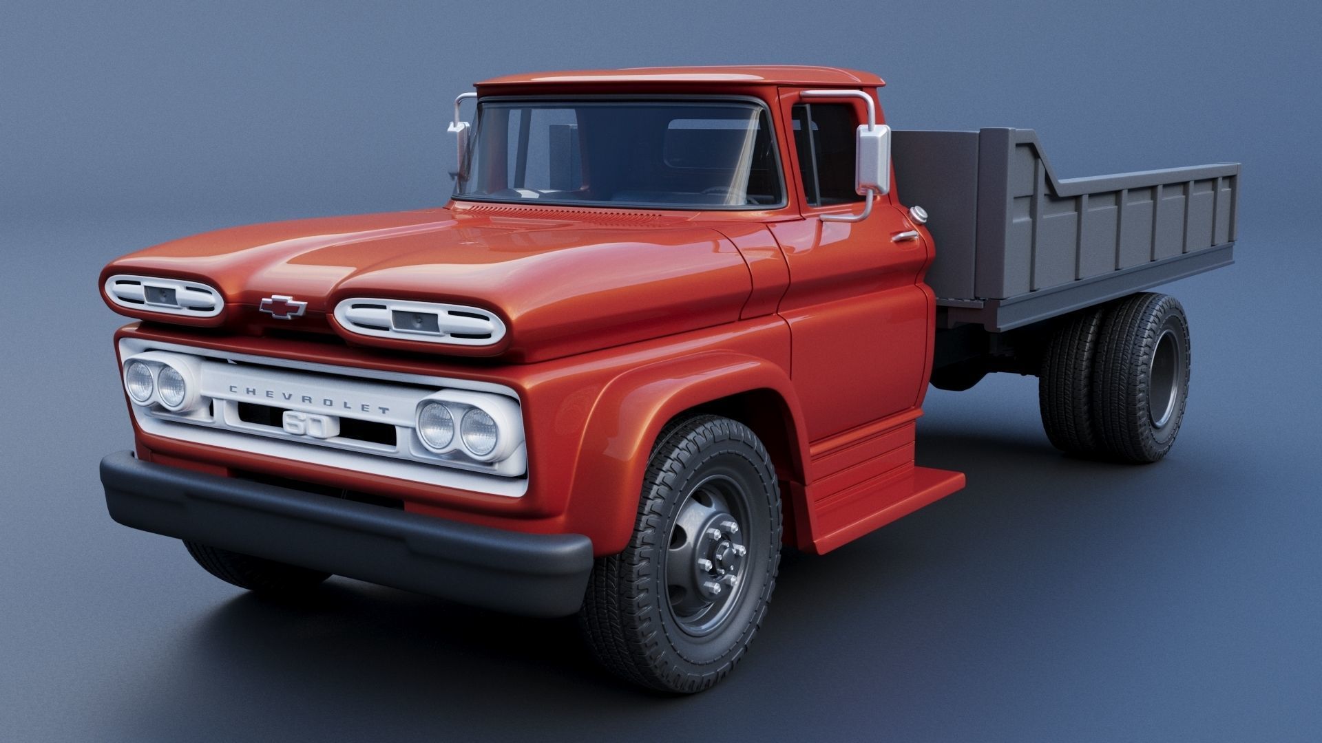 Chevrolet C60 1961 3D print model_2