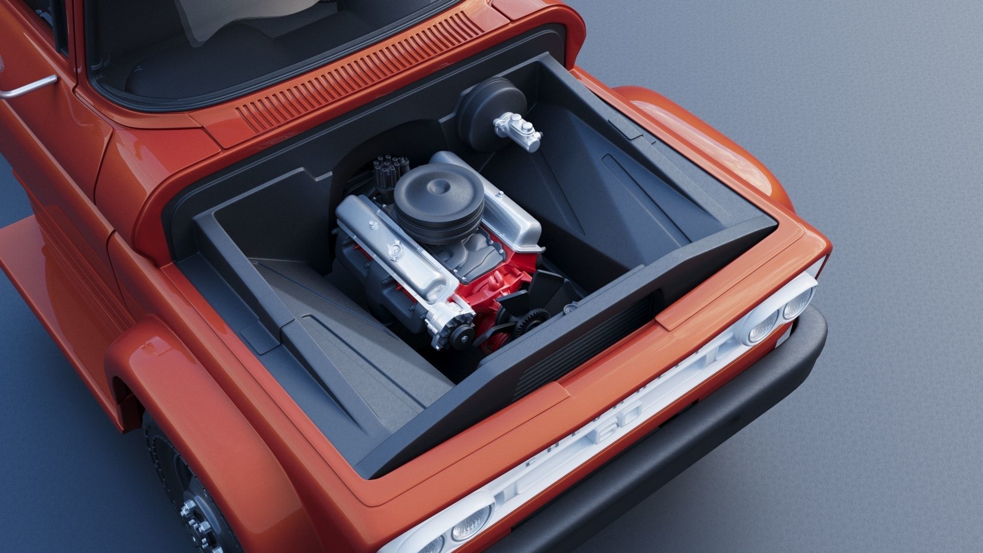 Chevrolet C60 1961 3D print model_18