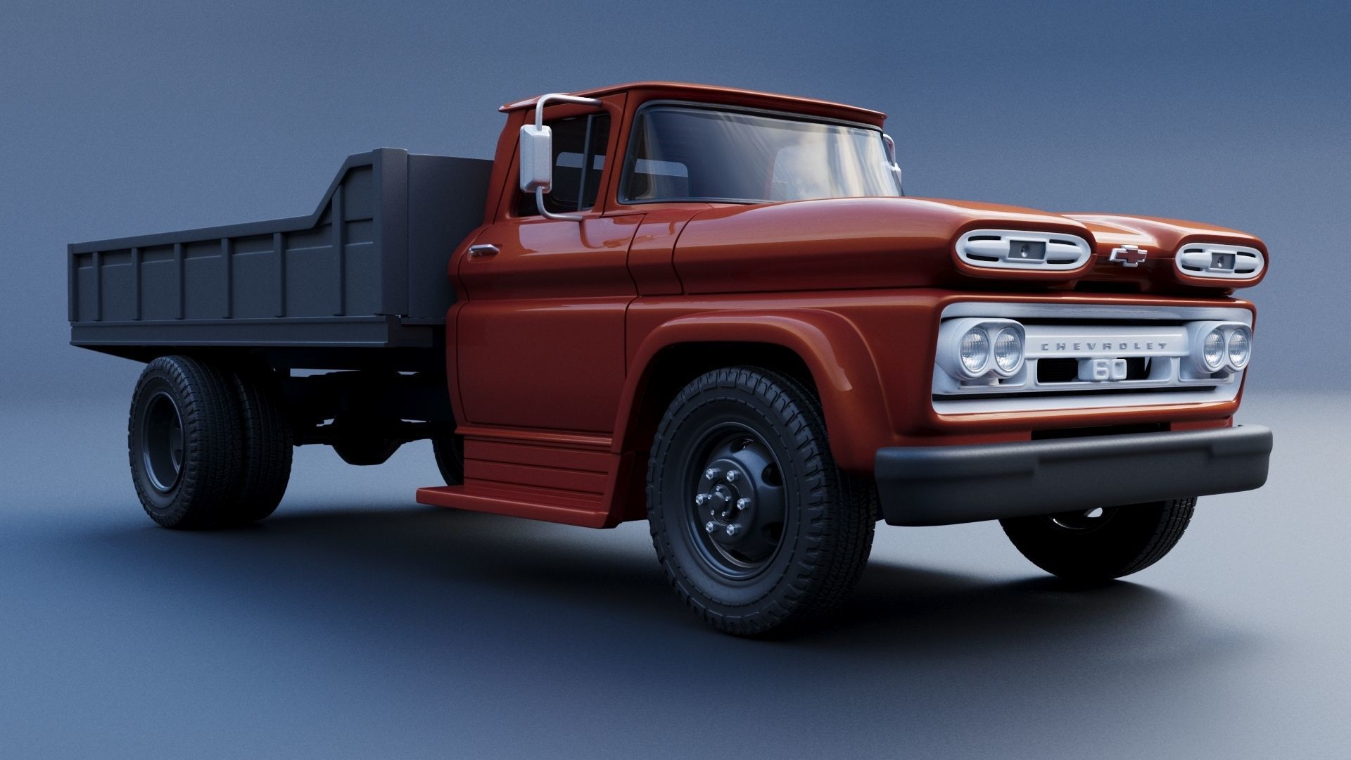 Chevrolet C60 1961 3D print model_9