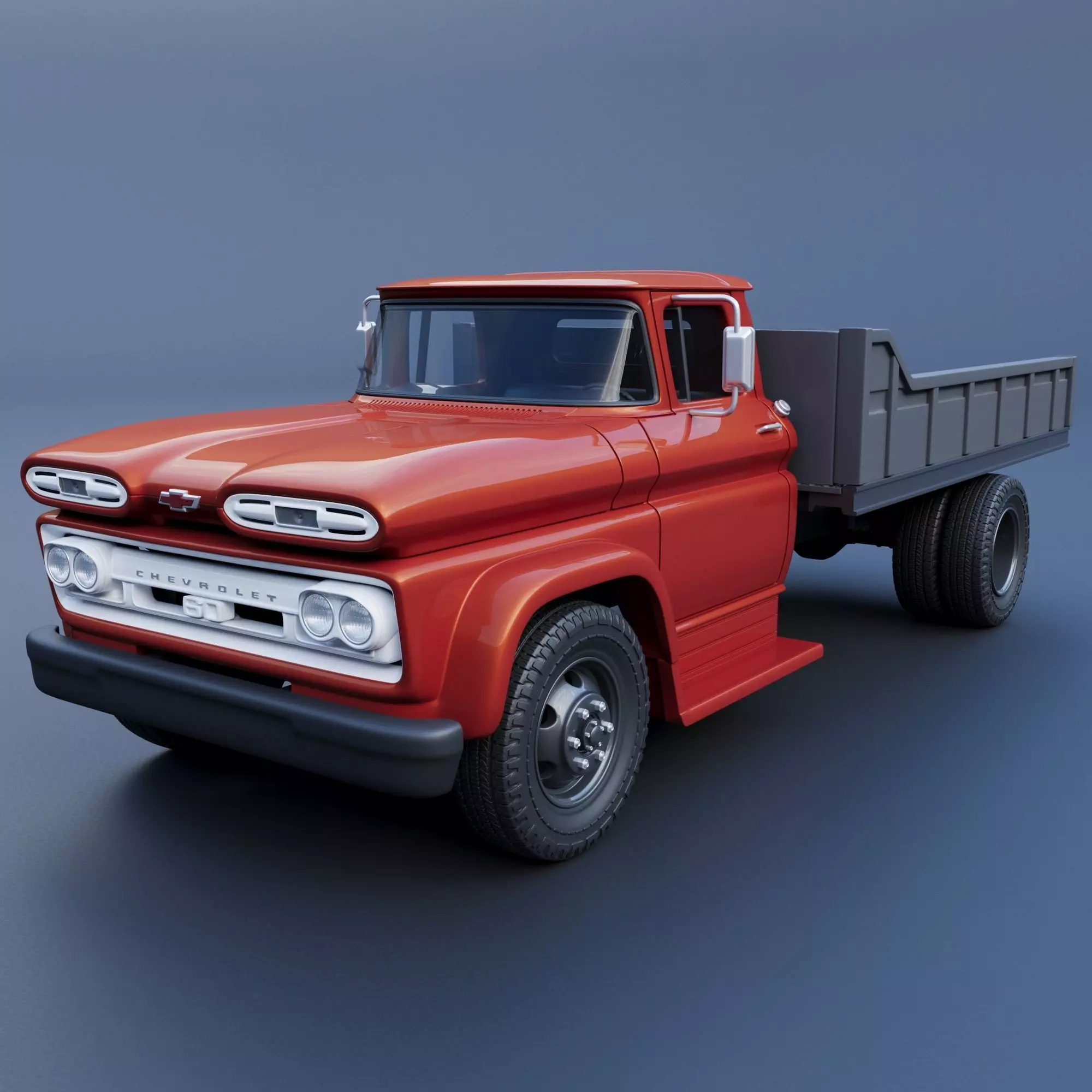 Chevrolet C60 1961 3D print model_0