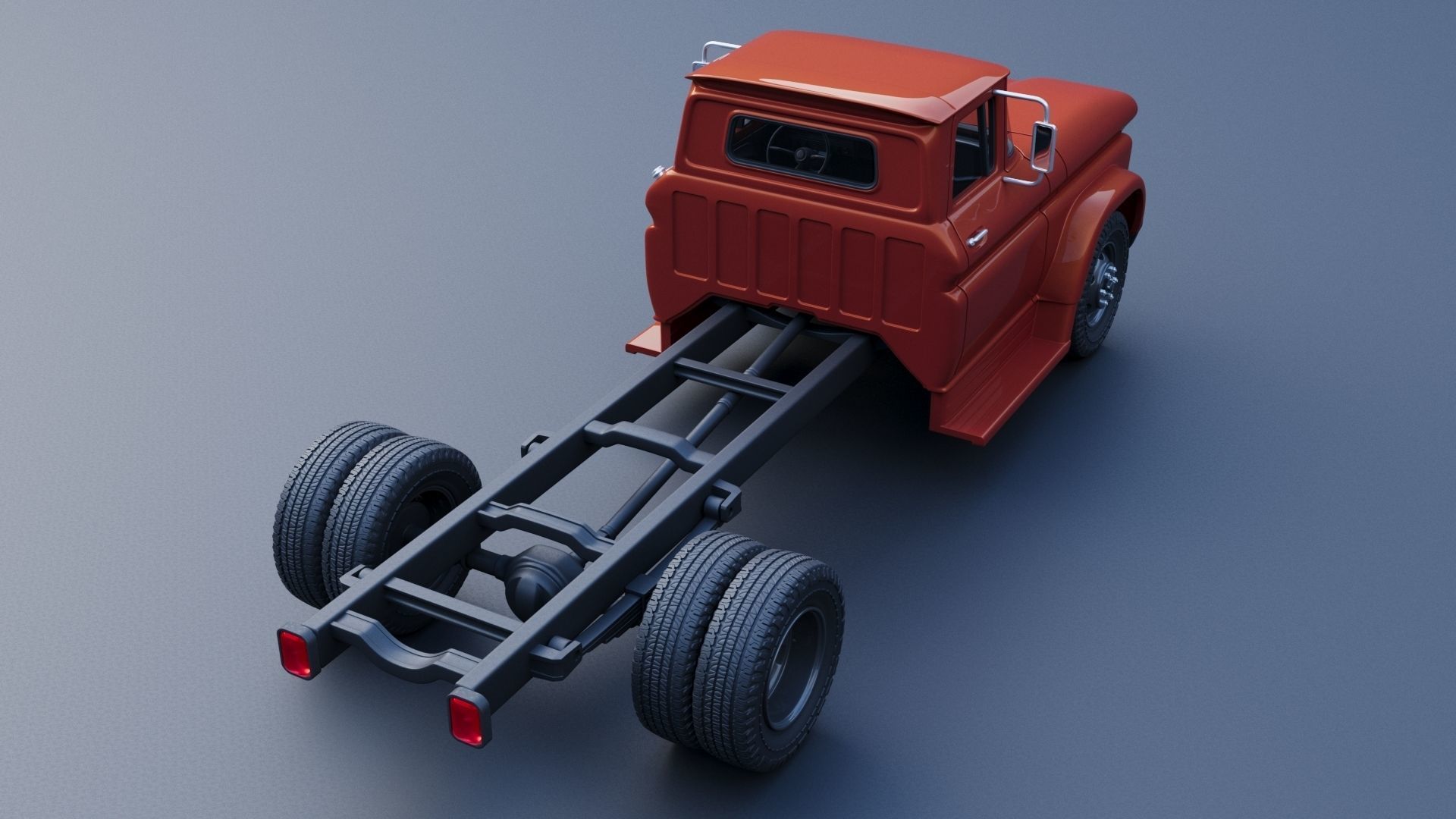 Chevrolet C60 1961 3D print model_15