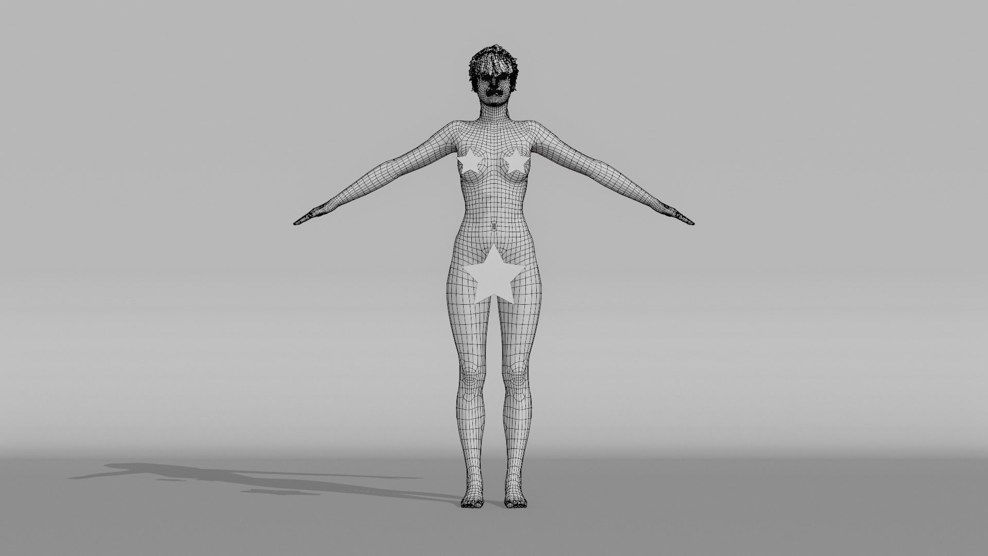 Realistic Female - Karen 3D model_16