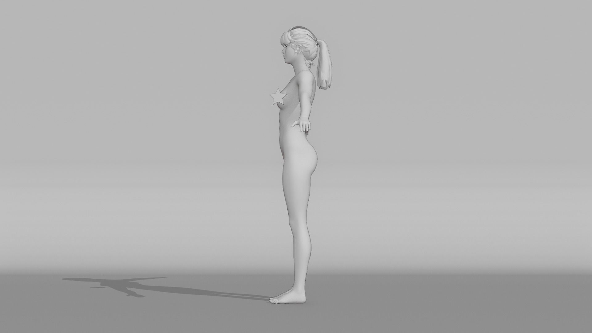 Realistic Female - Karen 3D model_9