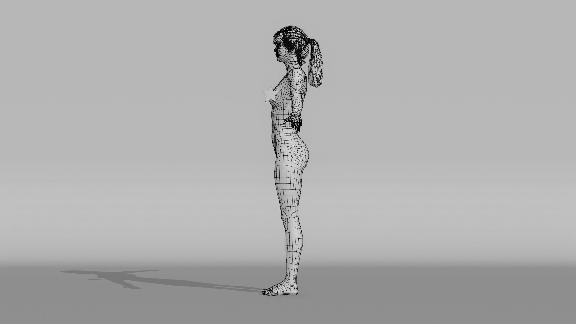 Realistic Female - Karen 3D model_19