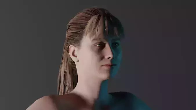 Realistic Female - Karen 3D model Realistic Female - Karen 3D model