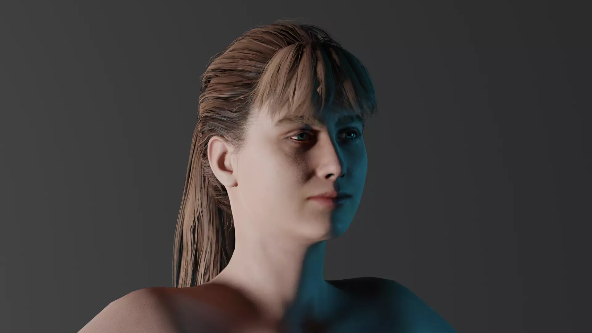 Realistic Female - Karen 3D model_0