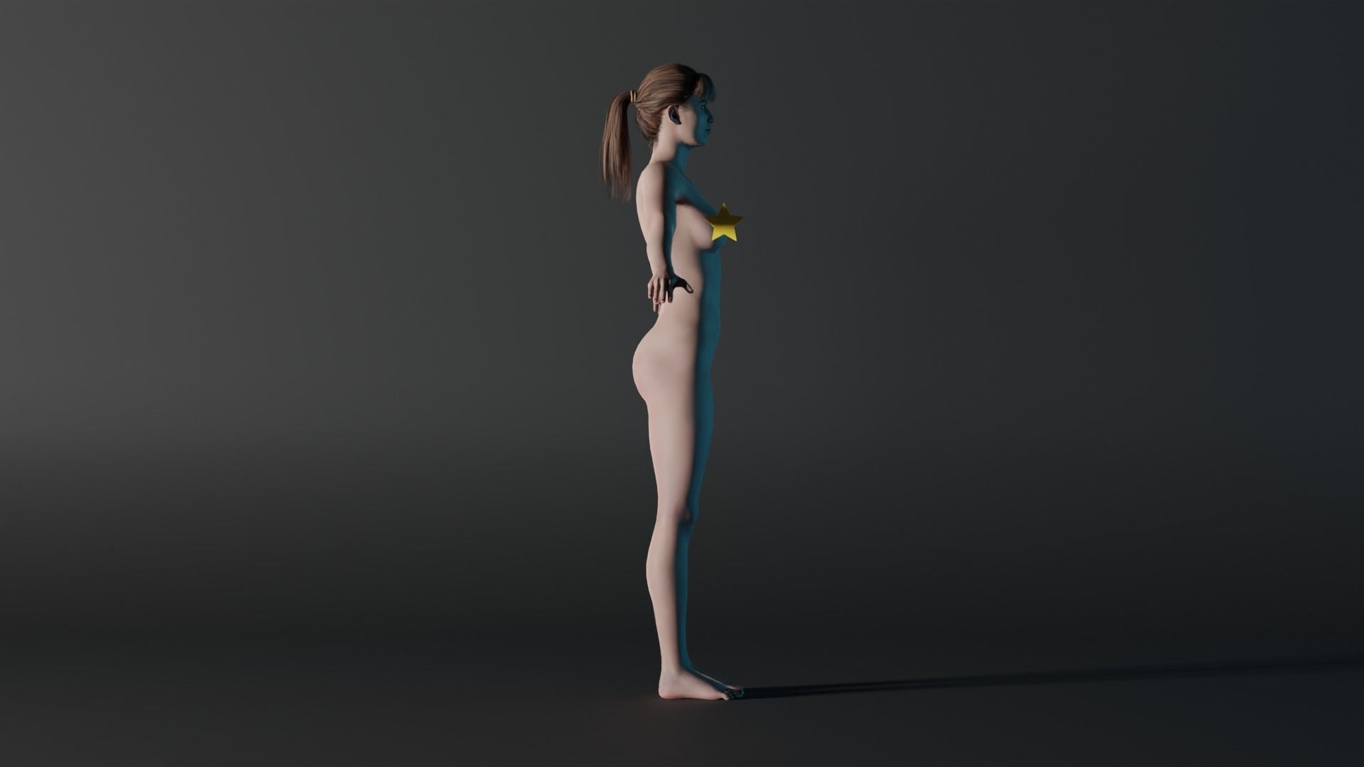 Realistic Female - Karen 3D model_2