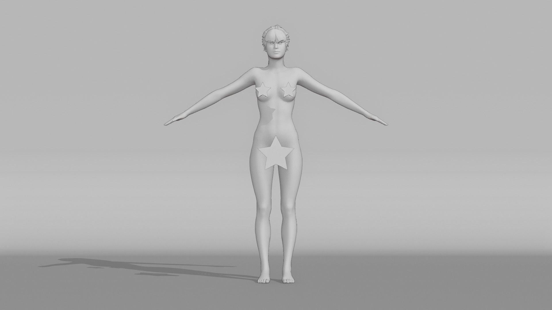 Realistic Female - Karen 3D model_6