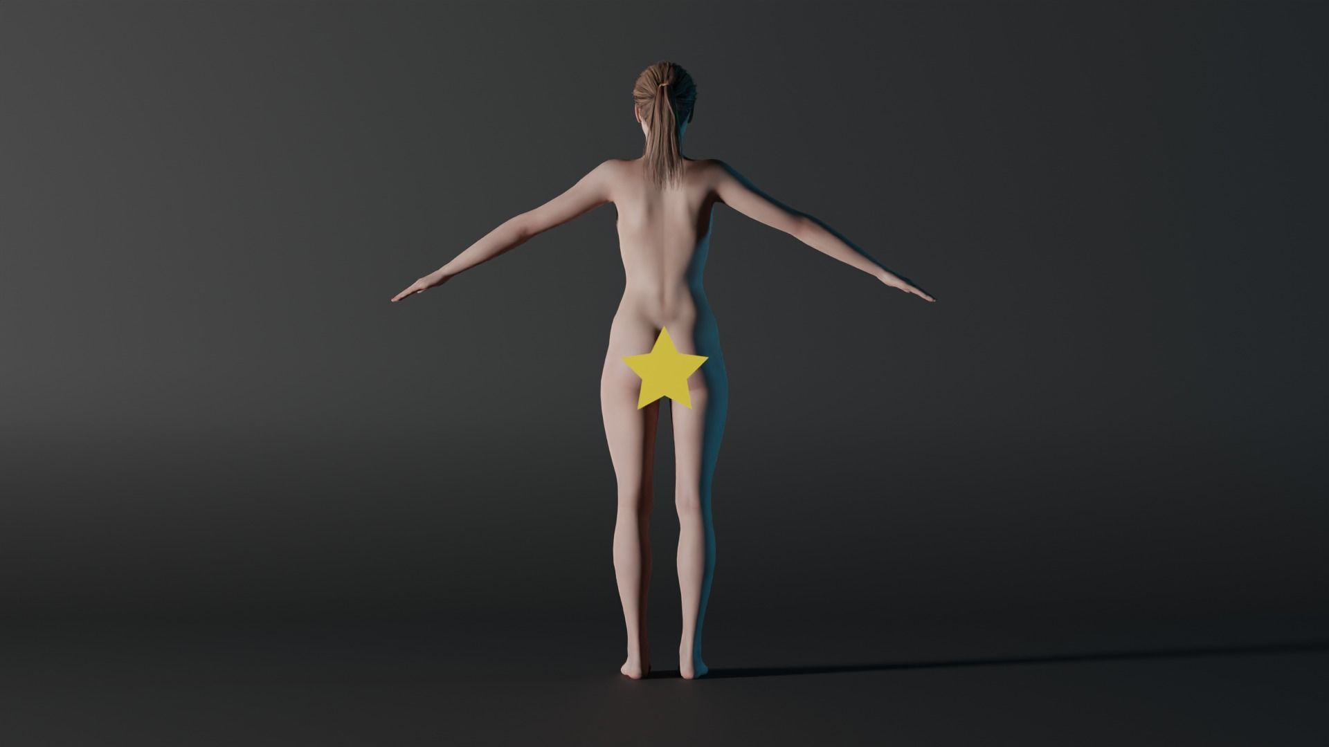 Realistic Female - Karen 3D model_3