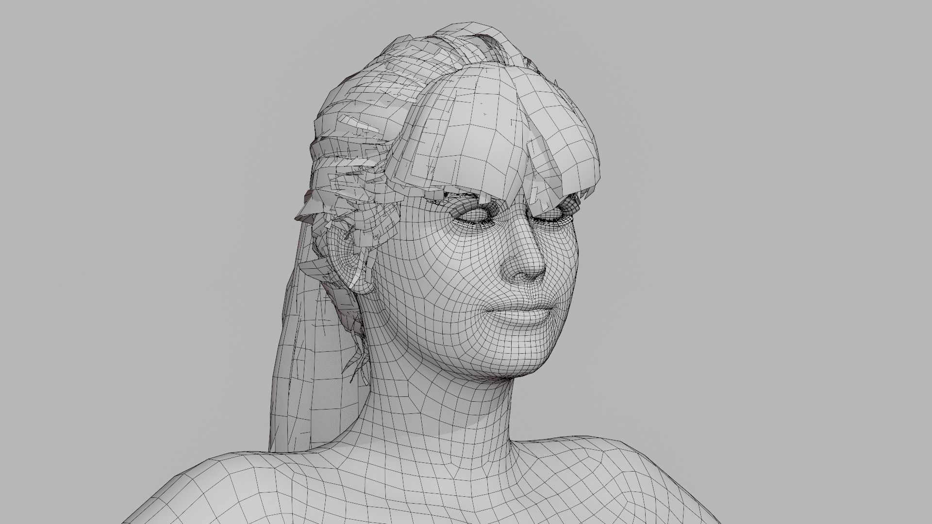 Realistic Female - Karen 3D model_15