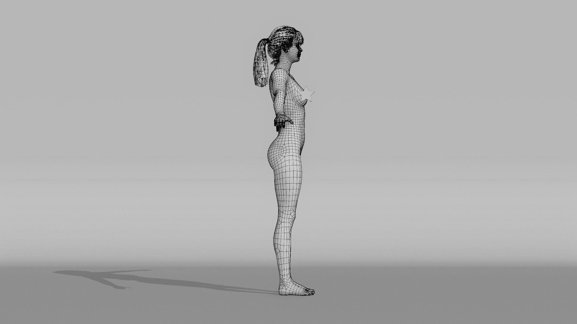 Realistic Female - Karen 3D model_17