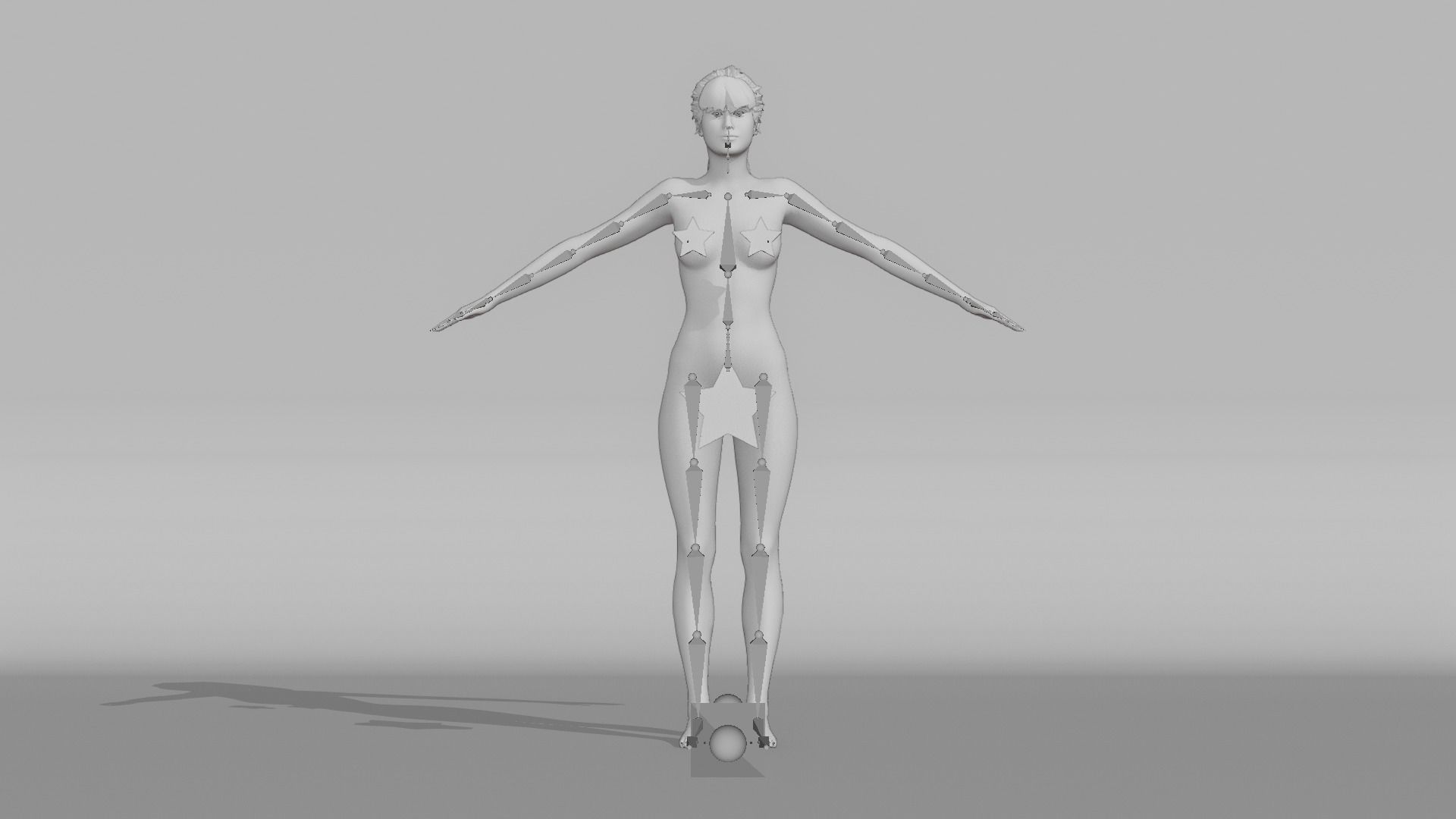 Realistic Female - Karen 3D model_11