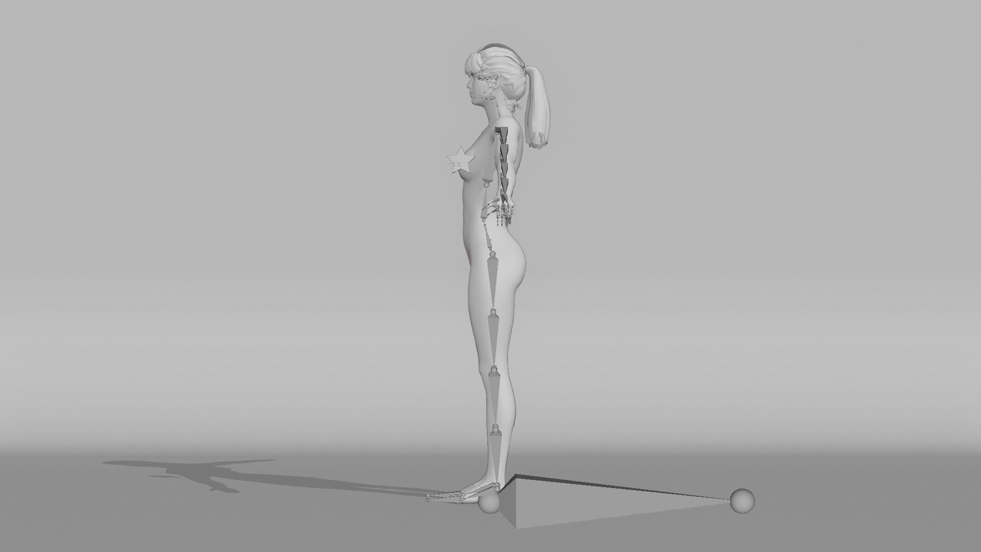 Realistic Female - Karen 3D model_14