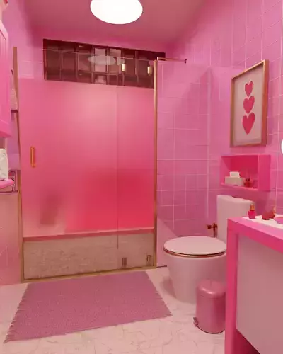 Barbie Bathroom 3D model
