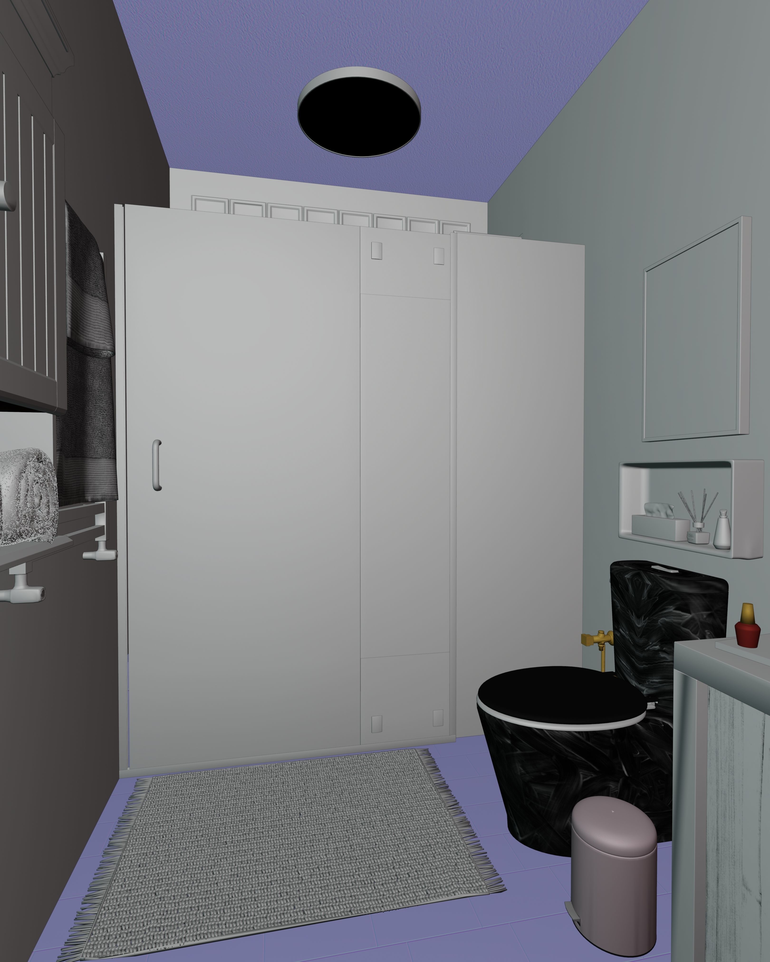 Barbie Bathroom 3D model_11