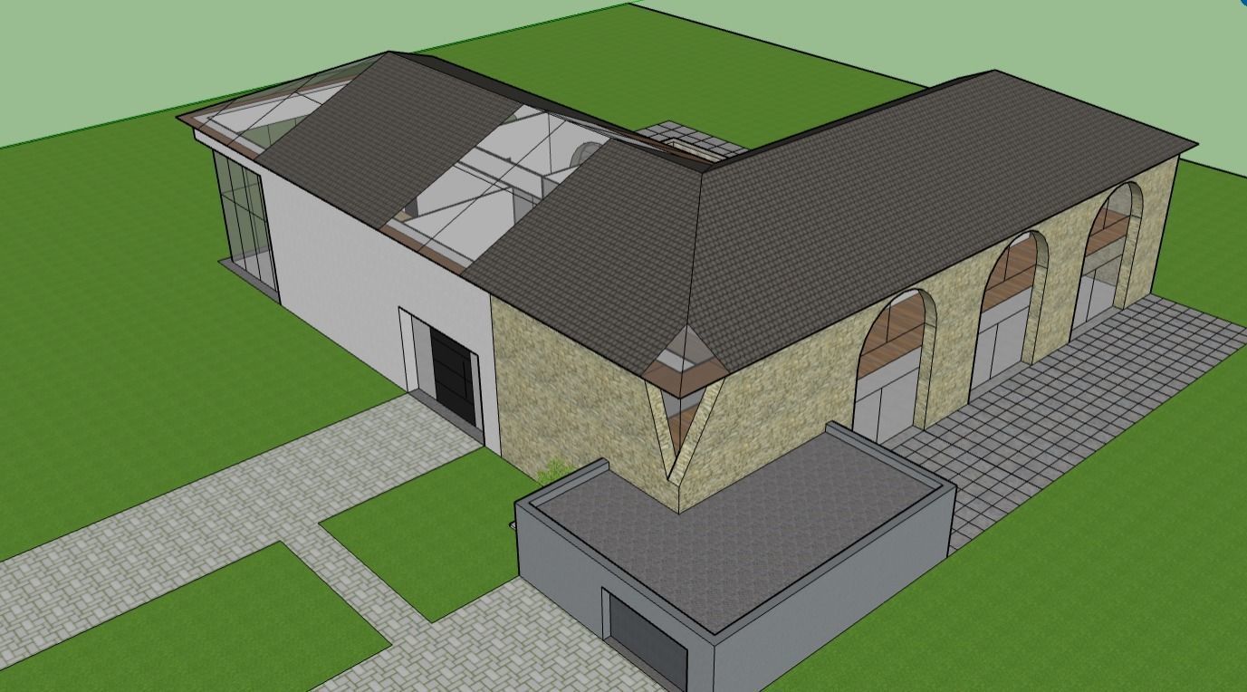 maison spacieuse moderne 3D model_2