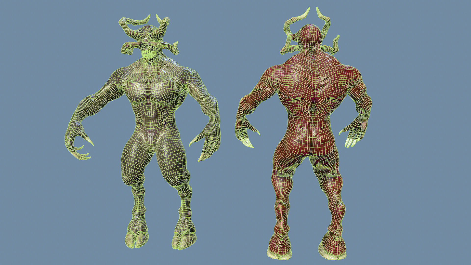 Demon Goat 3D model_13