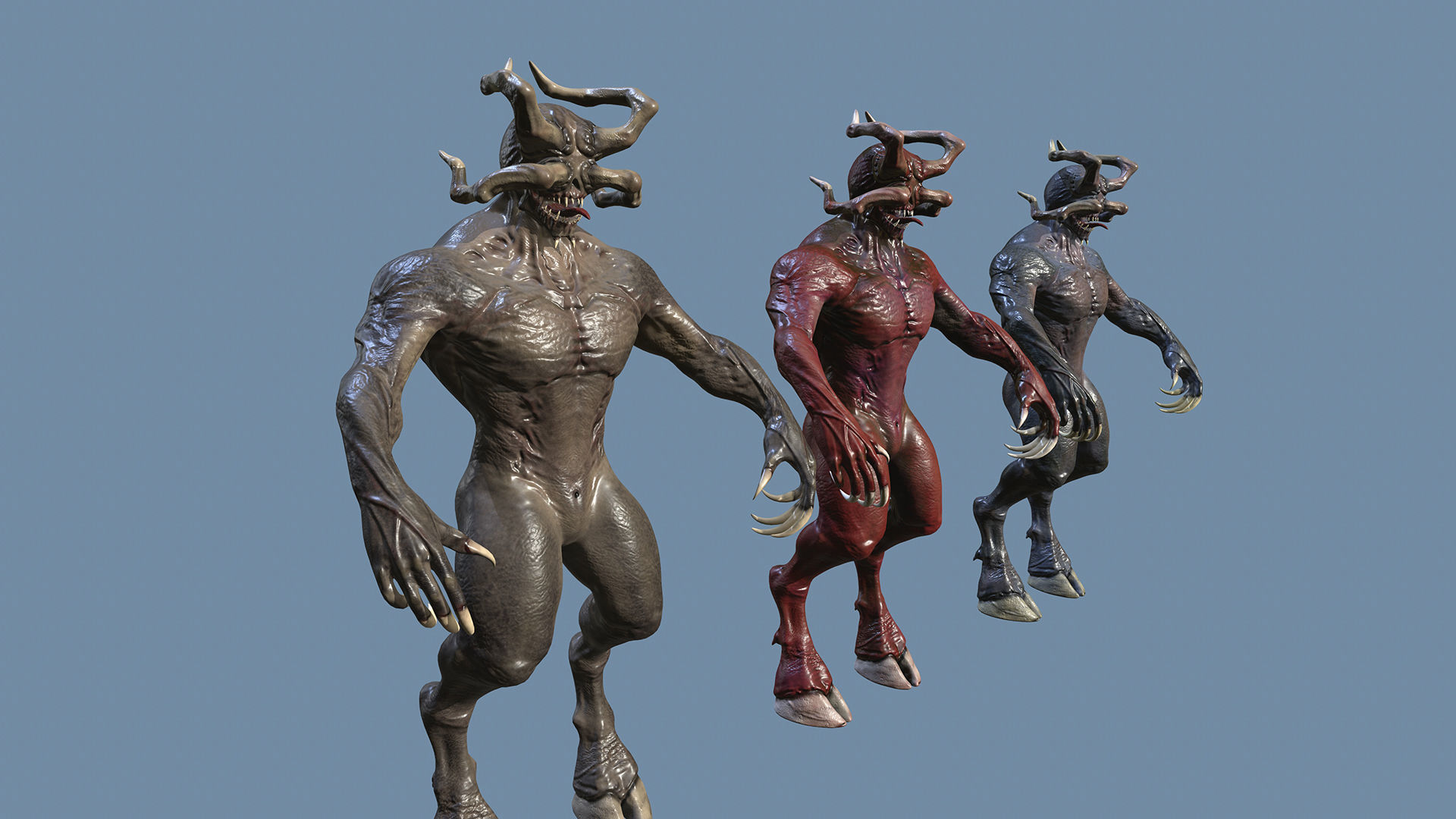 Demon Goat 3D model_4